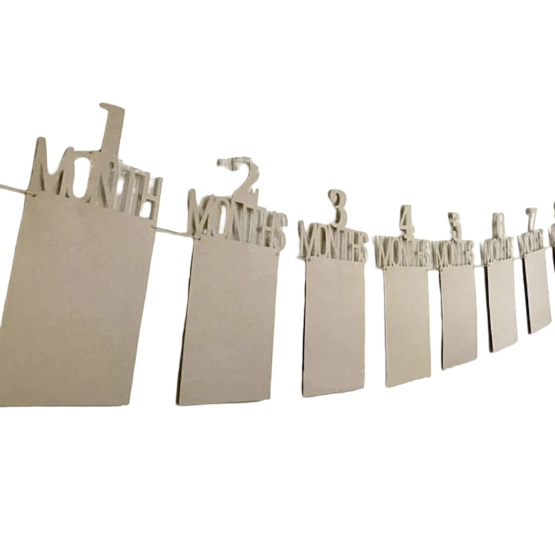 Födelsedagsbanner 1 år