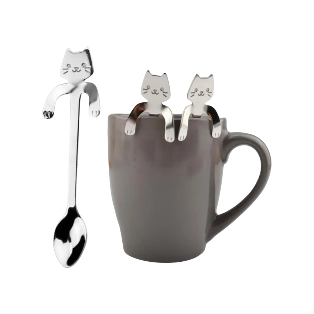 Kaffeskedar i rostfritt stål