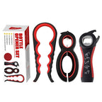 Can Opener Multi Functional Four In One Beverage Bottle Opener Cap Twister Four Position Can Opener Anti Slip Cap Twister