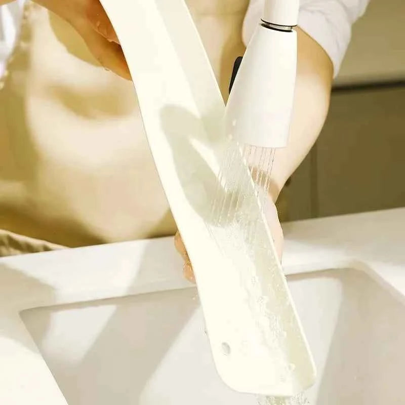 1pcs Silicone Sink Baffle Splash Guard With Suction Cups Non Slip Water Dam For Washing Dishes And Vegetables Adhesive Partition