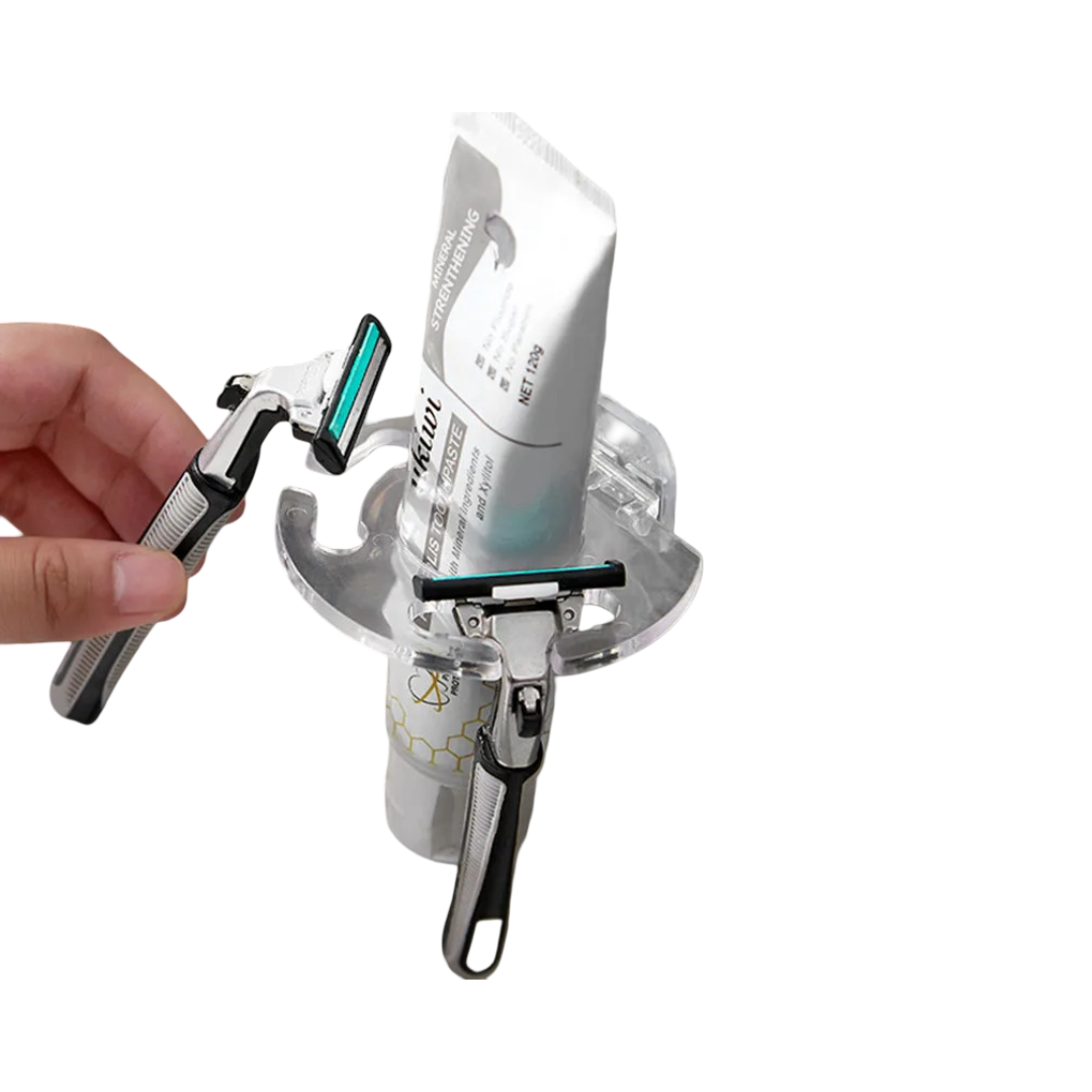 Självhäftande badrumsdispenser