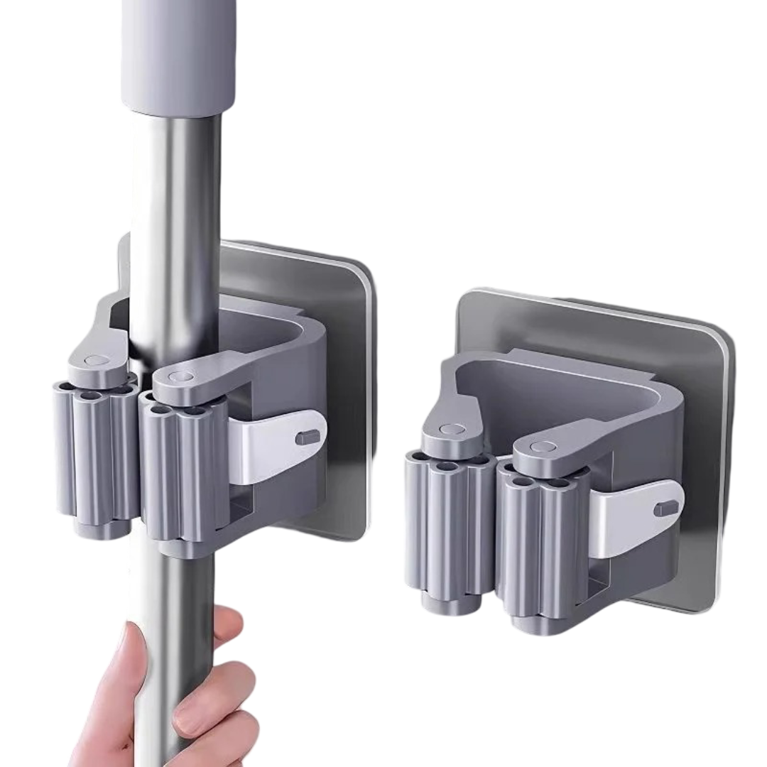 Väggmonterad mopphållare