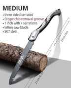 Hopfällbar såg för trädgård