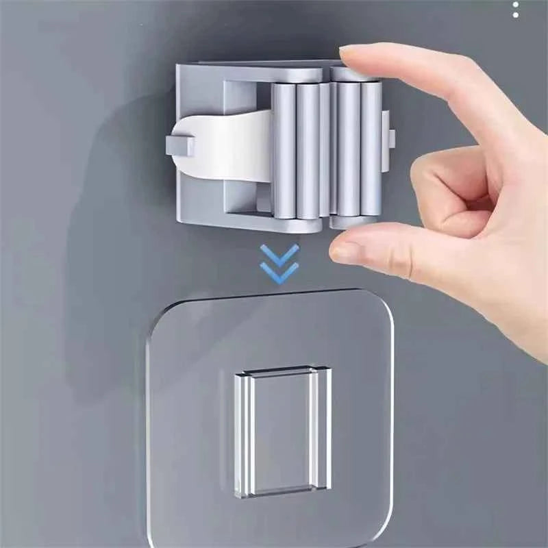 Väggmonterad mopphållare