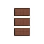 Silikonform för chokladkakor